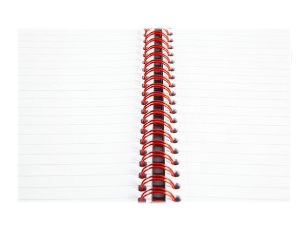 Notesbog black n red 400047653 pp linjeret a4