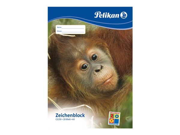 Pelikan 224840, Taidepaperialusta, 100 g/m², 20 arkkia