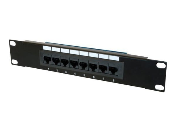 DIGITUS Professional DN-91508U - Koblingspanel - CAT 5e - UTP - RJ-45 X 8 - 1U - 10"