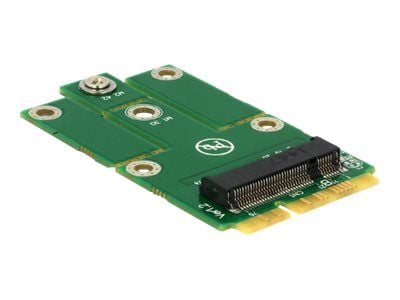 Delock Adapter MiniPCIe > M.2 NGFF - Lagringskontroll - M.2 - 1 kanal - M.2 Card - PCIe