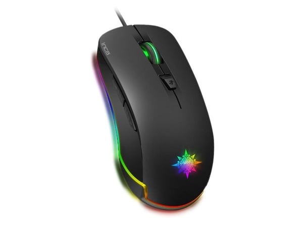INCA IMG-327 - Ambidextrous - Optisk - USB Type-A - 4800 DPI - Svart INCA IMG-327 - Ambidextrous - Optisk - USB Type-A - 4800 DPI - Svart