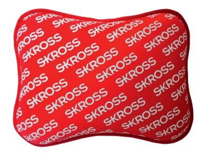 Resekudde 39x29,5x12 cm Röd - SKROSS