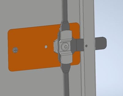 Låscylinder FlexLock RFID inkl. adapter för GBP verktygsskåp