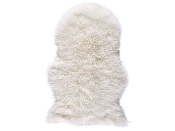 SHEEP FUR saueskinn matte 90x60 milk