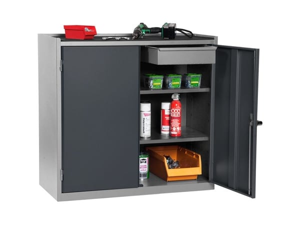 Työkalukaappi ErgoDouble, RAL7004/7024 Työkalukaappi ErgoDouble, RAL7004/7024