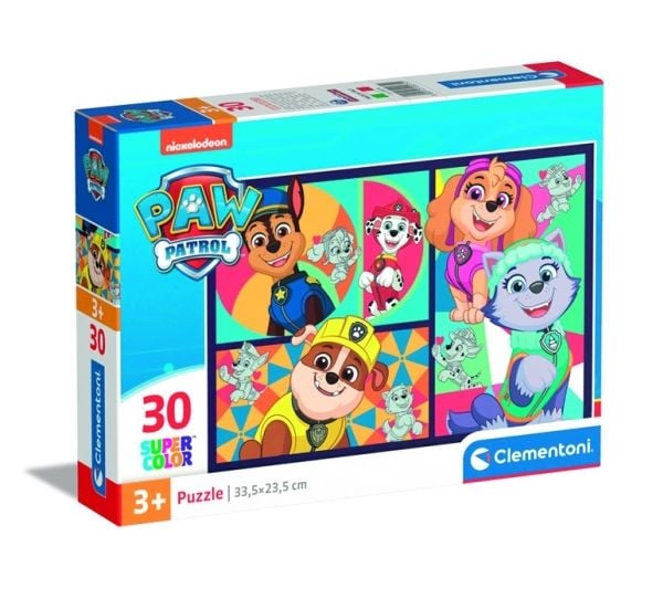 Clementoni Paw Patrol, 30 stykker, Fjernsyn/ filmer, 3 år