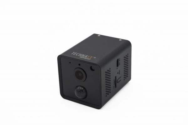 Technaxx TX-190, IP-sikkerhetskamera, Innendørs, Trådløs, Innvendig lys, Bord/Vegg, Sort