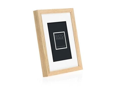 ZEP Malmo natural, Enkel bilderamme, MDF, Naturlig, Bord, Vegg, 9 x 13 cm, Rektangulær