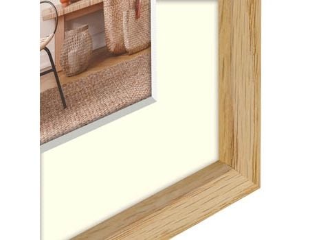 ZEP Malmo natural, Enkel bilderamme, MDF, Naturlig, Bord, Vegg, 15 x 20 cm, Rektangulær