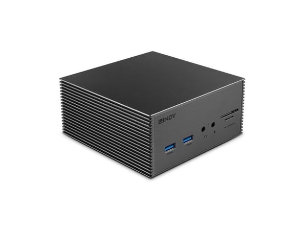 Lindy 43378, Koblet med ledninger (ikke trådløs), USB 3.2 Gen 2 (3.1 Gen 2) Type-C, 10,100 Mbit/s, Grå, MicroSD (TransFlash), SD, 5 Gbit/s