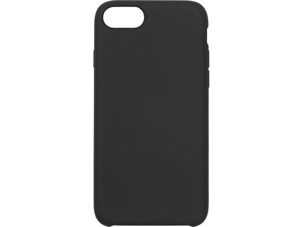 eSTUFF Infinite Riga - Baksidedeksel for mobiltelefon - MagSafe-samsvar - polykarbonat, silikon - svart - for Apple iPhone SE (2nd generation), SE ...