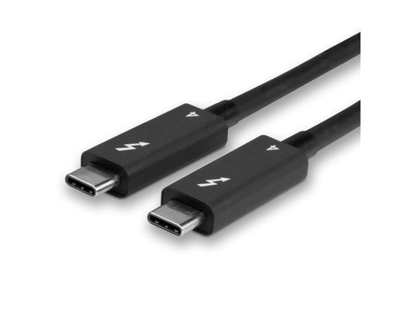 Lindy 31121, Hankjønn, Hankjønn, 2 m, 40 Gbit/s, Svart, Nickel