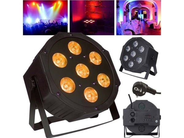LIGHT4ME TRI PAR BASIC 7x9 reflektor LED-belysning