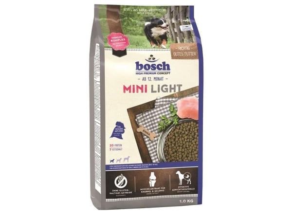 Bosch djurfoder Mini Light – 2,5 kg