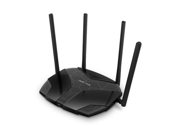 TP-Link MR70X, Wi-Fi 6 (802.11ax), Dual-band (2,4 GHz / 5 GHz), Nätverksansluten (Ethernet), Svart, Bordsrouter