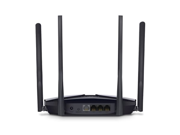 TP-Link MR70X, Wi-Fi 6 (802.11ax), Dual-band (2,4 GHz / 5 GHz), Nätverksansluten (Ethernet), Svart, Bordsrouter