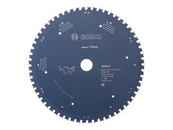 Bosch Expert for Steel - Sirkelformet sagblad - for stål - 254 mm - 60 tenner