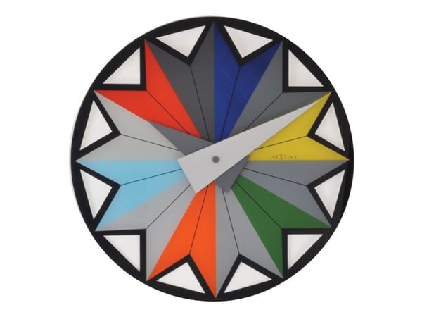 Nextime Circus - Klokke - kvarts - veggmonterbar - 43 cm