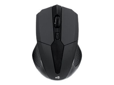 iBOX i005 PRO - Mus - laser - 3 knappar - trådlös - trådlös USB-mottagare - svart