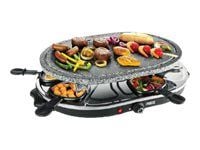Princess Raclette 8 Oval Stone Grill Party - Raclette / varm stein - 1.2 kW