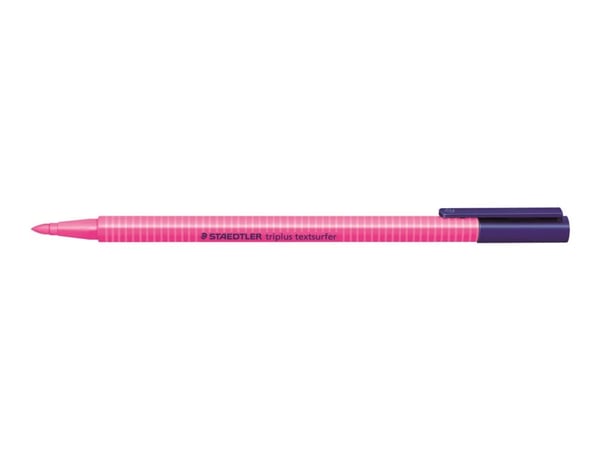 STAEDTLER triplus textsurfer - Överstrykningspenna - rosa - vattenbaserat pigmentbläck - 1-4 mm - fin