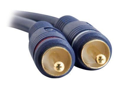 C2G Velocity - Lydkabel - RCA hann til RCA hann - 30 m - dobbeltskjermet tvunnet par
