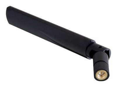 Delock GSM / UMTS SMA Antenna with flexible joint - Mobilmodemantenne - 3 dBi (for 824 MHz - 960 MHz), 2 dBi (for 1710 MHz - 2170 MHz) - rundtstrål...