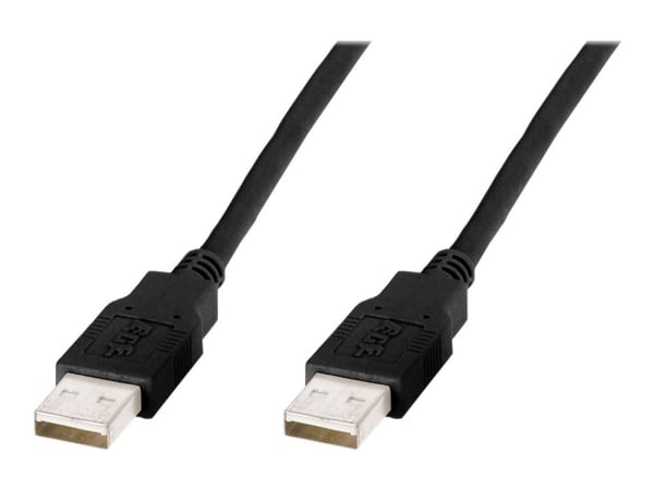 ASSMANN - USB-kabel - USB (hann) til USB (hann) - USB 2.0 - 5 m - formstøpt - svart