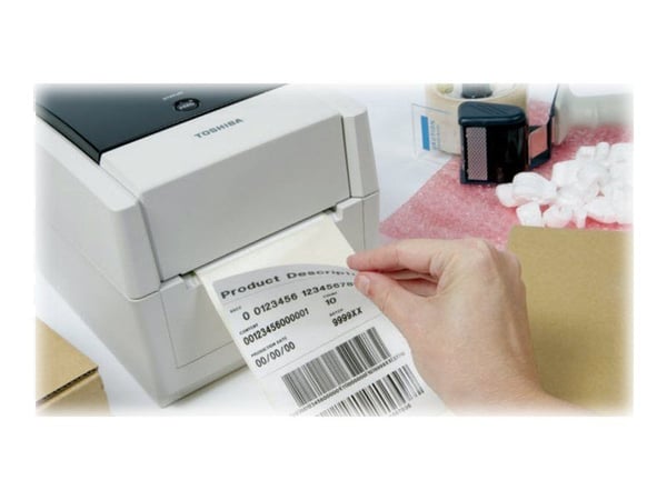 Toshiba TEC B-EV4T-TS14-QM-R - Etikettskriver - direktetermisk / termisk overføring - Rull (2,54 - 11,2 cm) - 300 dpi - inntil 101.6 mm/sek - paral...