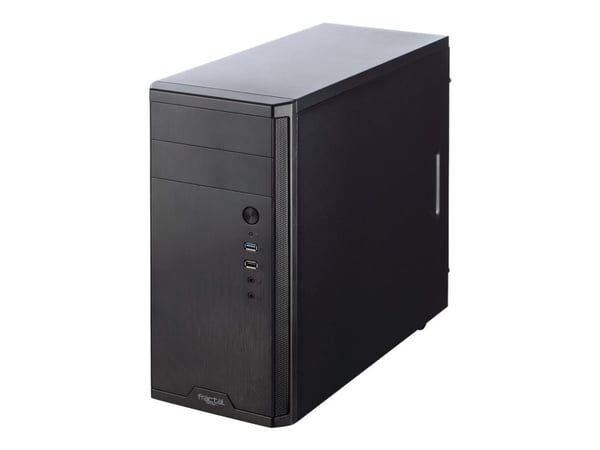 Fractal Design Core 1100 - Tower - mini ATX - ingen strømforsyning (ATX12V) - svart - USB/lyd