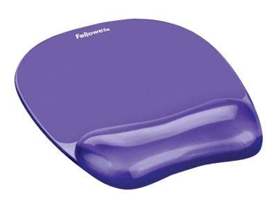 Fellowes 9144104, Violetti, Yksivärinen, Geeli, Muovi, Rannetuki, Liukumaton pohja