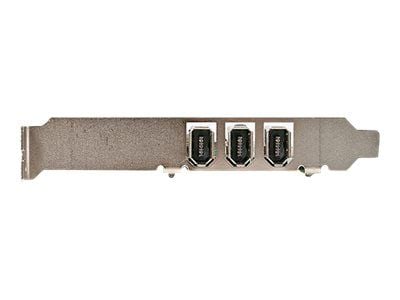 StarTech.com PCI FireWire-grensesnittkort - 4-porters Firewire PCI 1394-adapterkort - PCI - 400 Mbit/sek - 26,00 mm - 140,00 mm - kablet - 120 x 80...
