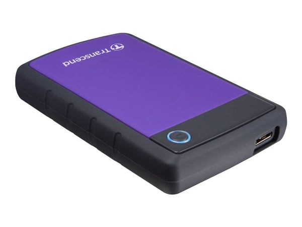 Transcend StoreJet 25H3P - Harddisk - 4 TB - ekstern (bærbar) - 2.5" - USB 3.0 - 256-bit AES - purpur