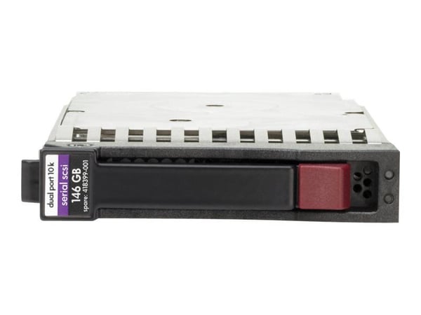 HPE Dual Port - Harddisk - 146 GB - hot-swap - 2.5" SFF - SAS - 10000 rpm