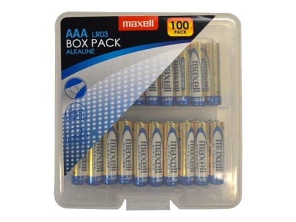 Maxell LR03 - Batteri 100 x AAA - Alkalisk