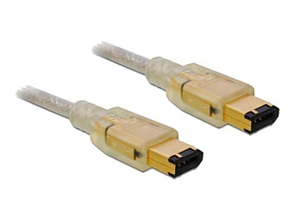Delock - IEEE 1394-kabel - 6 pin FireWire (hann) til 6 pin FireWire (hann) - 1 m