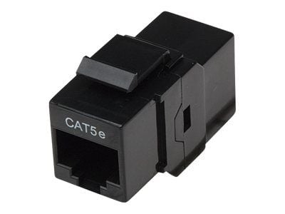 Intellinet Inline Coupler, Cat5e, UTP, Keystone Type, 8P8C Female to 8P8C Female, Black - Keystone-liitin - RJ-45 (hun) til RJ-45 (hun) - CAT 5e - ...