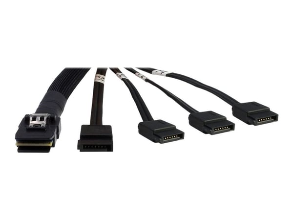 Inter-Tech 88885237, 0,65 m, Uros/uros, Musta, Suora, Suora, 0,035 g
