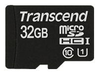 Transcend - Flashminnekort - 32 GB - UHS Class 1 / Class10 - microSDHC
