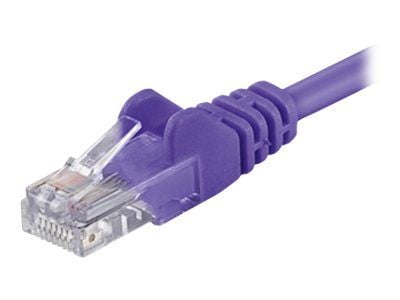 goobay - Nettverkskabel - RJ-45 (hann) til RJ-45 (hann) - 2 m - UTP - CAT 6 - formstøpt, uten hindringer - purpur