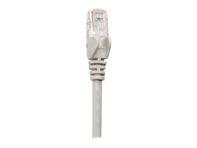 Intellinet Network Patch Cable, Cat5e, 0.5m, harmaa, CCA, U/UTP, PVC, RJ45, kullatut koskettimet, Snagless, Booted, Lifetime Warranty, Polybag - Pa...