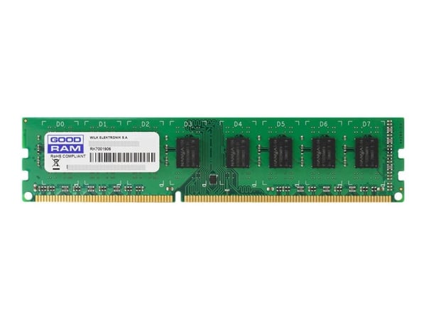 GOODRAM - DDR3 - modul - 4 GB - DIMM 240-nastainen - 1600 MHz / PC3-12800 - CL11 - 1,35 V - ikke bufferet - ikke-ECC