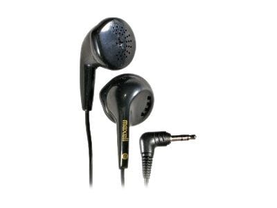 Maxell EB 95 - Ørepropper - ørepropp - kablet - 3,5 mm jakk - svart