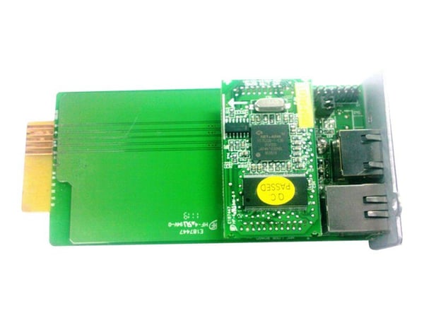 PowerWalker NMC Card - Adapter for fjernstyrt administrasjon - 10/100 Ethernet - svart - for PowerWalker VFI 1000, VFI 10000, VFI 1500, VFI 2000, V...