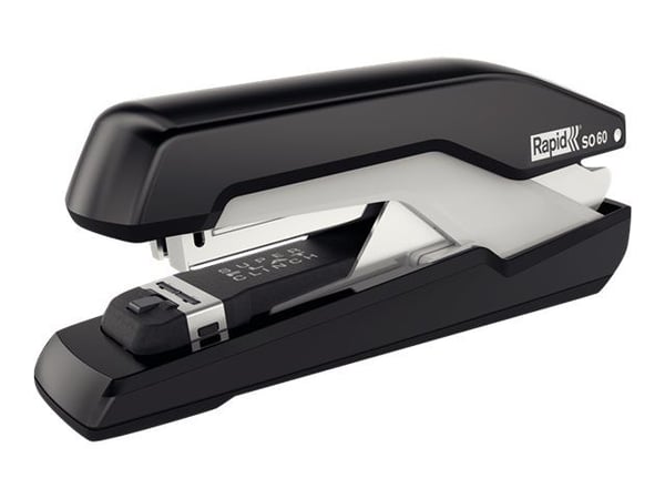 Hæftemaskine Rapid Supreme Omnipress Fullstrip SO60 sort til 60 ark