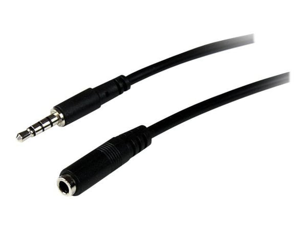 Startech 1m 3.5mm 4 Position TRRS Headset Extension Cable - M/F - audio Extension Cable for iPhone (MUHSMF1M) - Forlengerledning for hodesett - 4-p...
