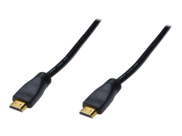 DIGITUS - HDMI-kabel - HDMI hann til HDMI hann - 20 m - dobbeltisolert - svart