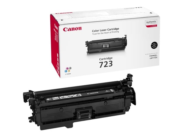 Canon 723 BK - Svart - original - tonerpatron - for i-SENSYS LBP7750Cdn