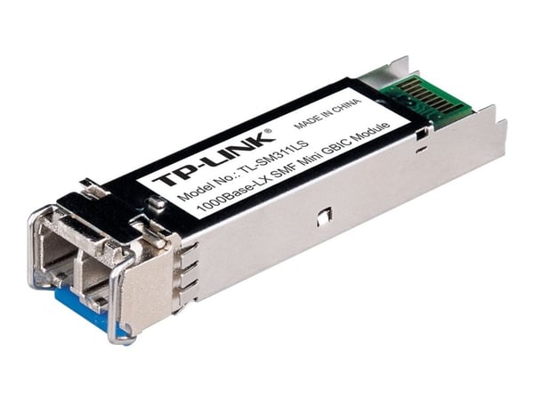TP-Link TL-SM311LS - SFP (mini-GBIC) transceivermodul - fiberoptisk - LC-enkeltmodus - opp til 10 km - 1310 nm - for P/N: TL-SG3452XP V1