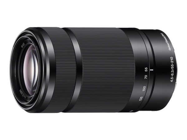 Sony SEL55210 - Telezoomobjektiv - 55 mm - 210 mm - f/4.5-6.3 OSS - Sony E-mount - för Cinema Line; a VLOGCAM; a1; a1 II; a6700; a7 IV; a7 V; a7C; ...